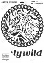 Schablone-Stencil A3 152-0982 Tiger in Kettendesign
